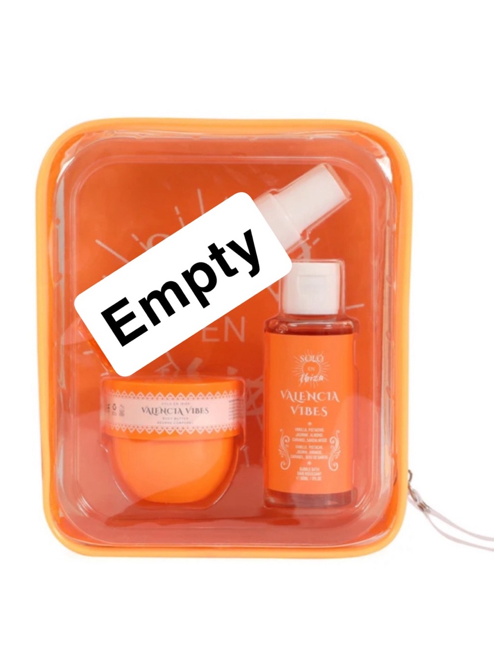 Empty Solo en Ibiza Valencia Vibes Body Care Trio